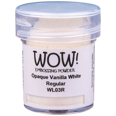 Opaque White Embossing Powder, Regular - Vanilla