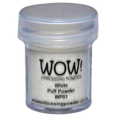 Puff Embossing Powder, Regular - White