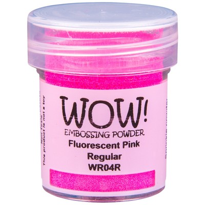 Flourescent Embossing Powder, Regular - Pink