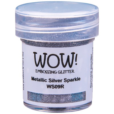Embossing Glitter, Regular - Metallic Silver Sparkle